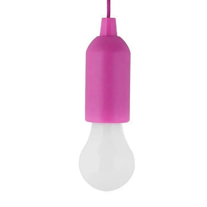 Colourful Portable Pendant Lamp - ChromaGlow-Purple (White Light)-Nora Luxe