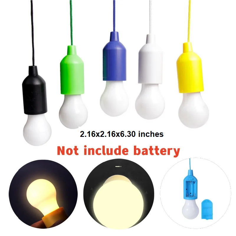 Colourful Portable Pendant Lamp - ChromaGlow-Red (White Light)-Nora Luxe
