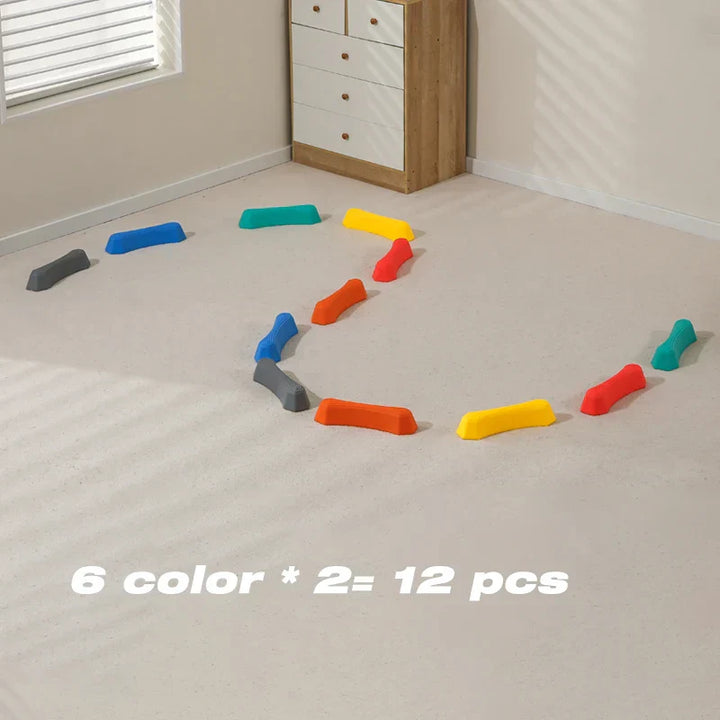 Colourful Stepping Stones - BalanceFun-Nora Luxe