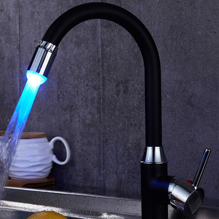 Colourful Water Tap LED - AquaGlow-Nora Luxe