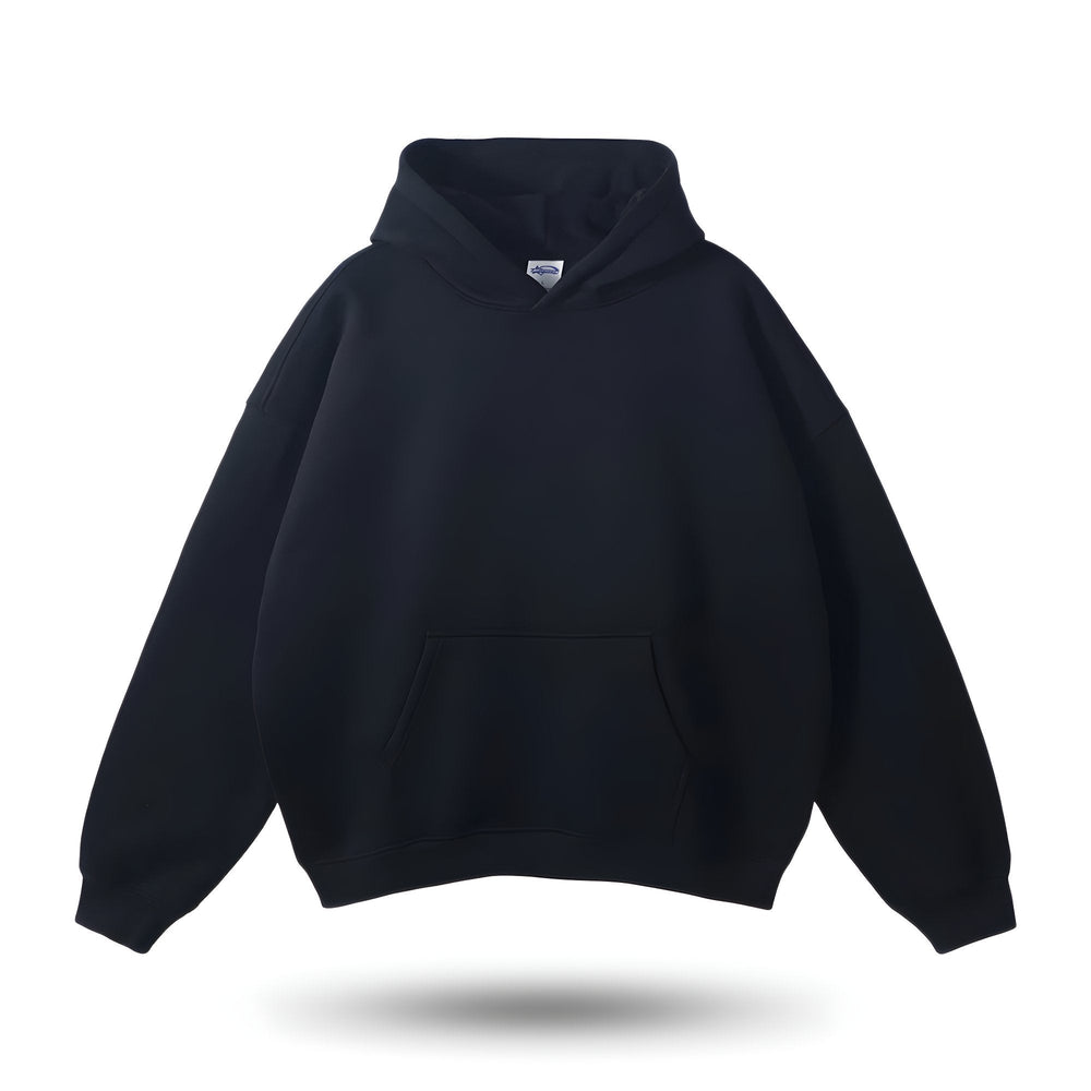 Comfort Fit Hoodie - Serenity-Onyx Black-S-Nora Luxe