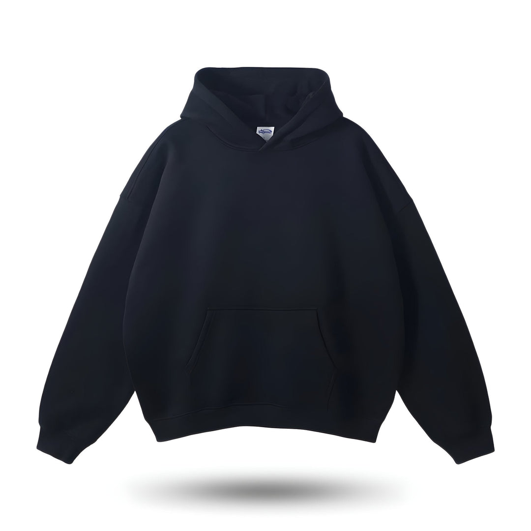 Comfort Fit Hoodie - Serenity-Onyx Black-S-Nora Luxe