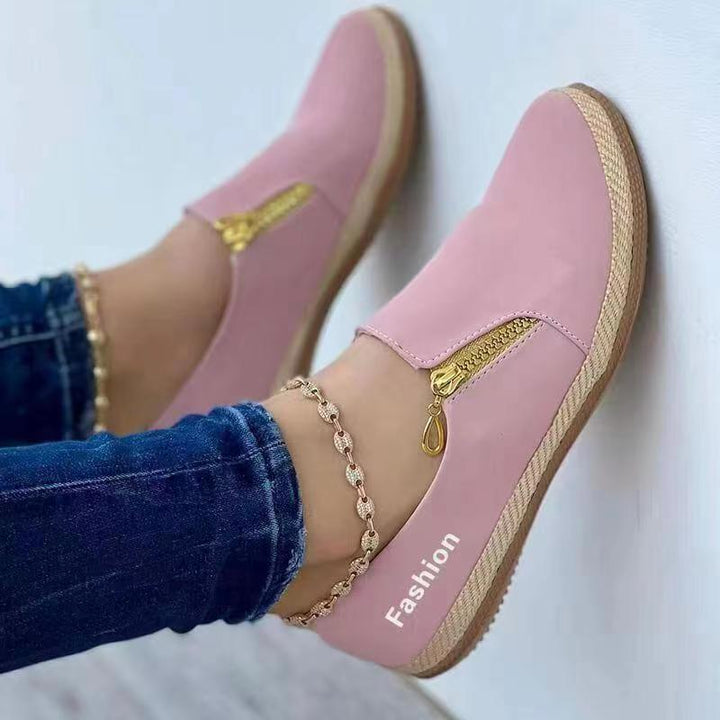 Comfort Slip-On Sneakers for Women – Lina-Pink-3-Nora Luxe
