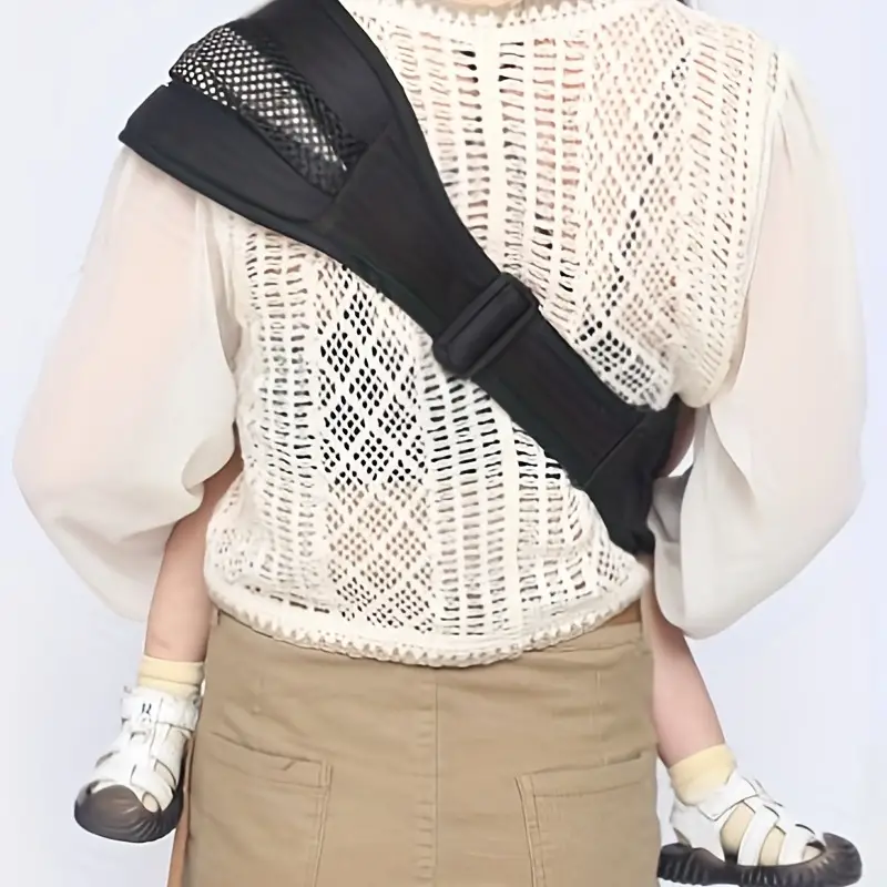 Comfortable Adjustable Baby Carrier - CuddleNest-Black-Nora Luxe