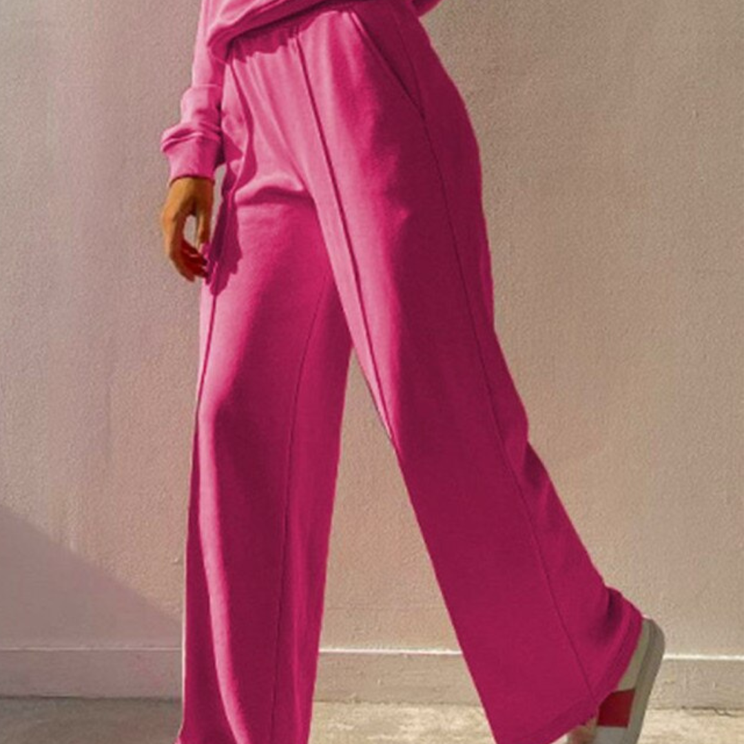 Comfortable and Luxury Tracksuit 2-Piece – Isabel-Green-S-Nora Luxe