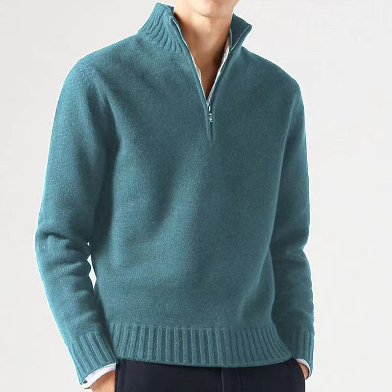 Comfortable and Stylish Men's Sweater - Mason-Blue-M-Nora Luxe