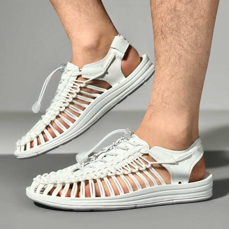 Comfortable and stylish summer sandals – Lioris-Gray Pink-4.5-Nora Luxe