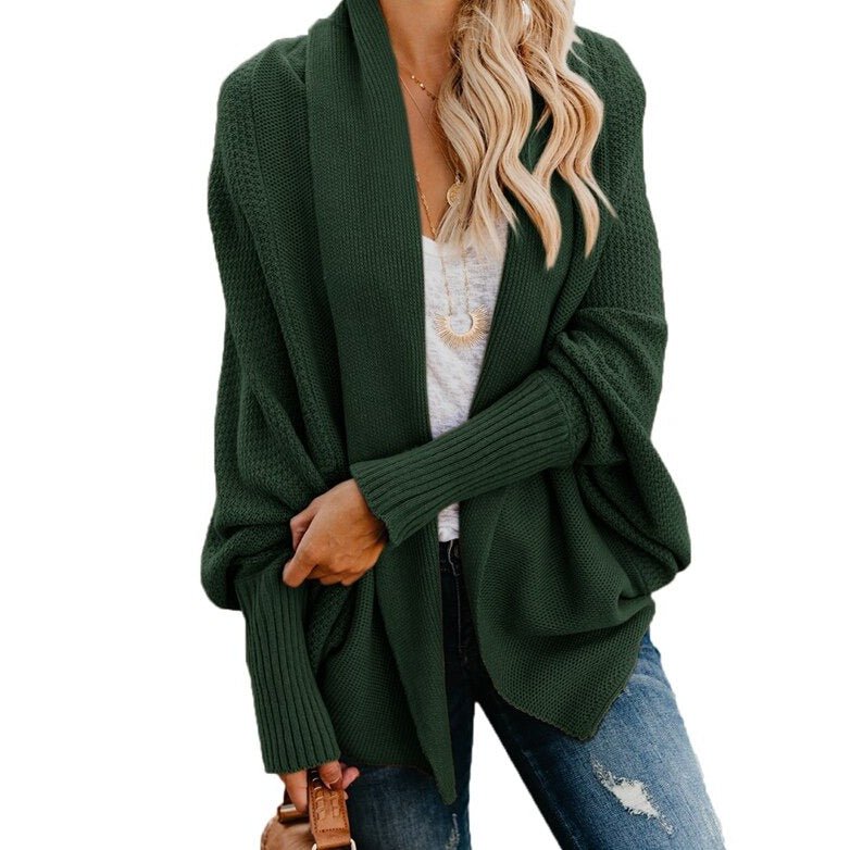 Comfortable and Stylish Women's Cardigan - Livia-Turquoise-One Size-Nora Luxe