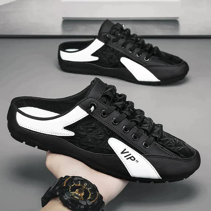 Comfortable and versatile sandal shoes - Jordan-5.5-Black-Nora Luxe