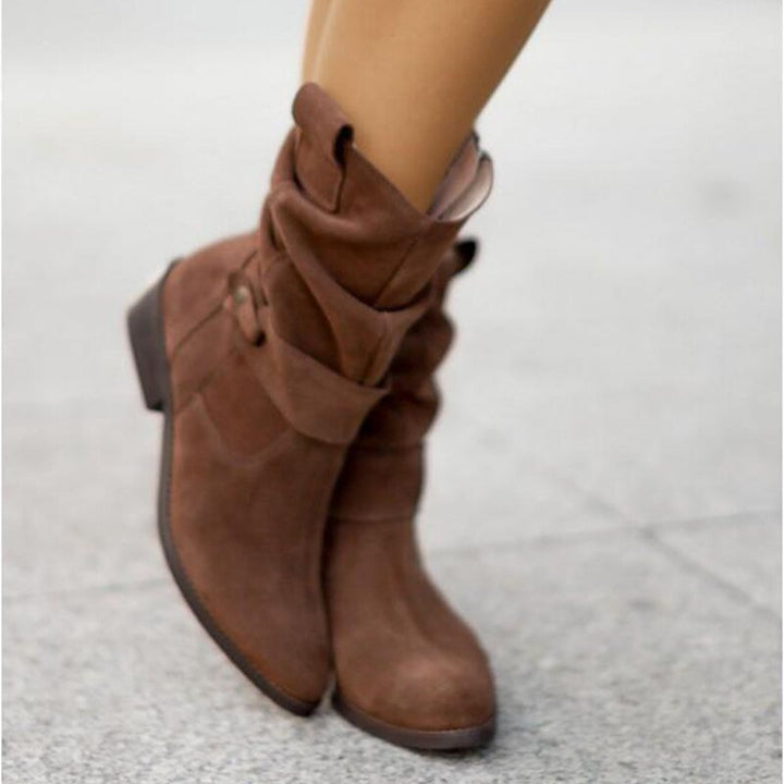 Comfortable Ankle Boots for Women - BellaStep-Dark Brown-3.0-Nora Luxe