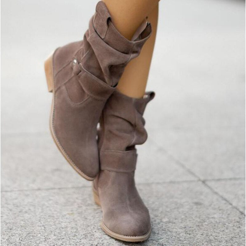 Comfortable Ankle Boots for Women - BellaStep-Dark Gray-3.0-Nora Luxe