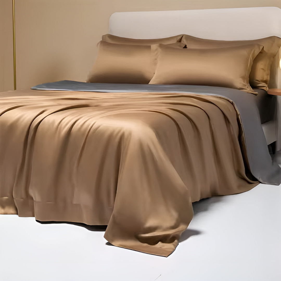 Comfortable Bamboo Duvet Cover - BambooDreams-Dark blue-59.06″ × 78.74″-Nora Luxe