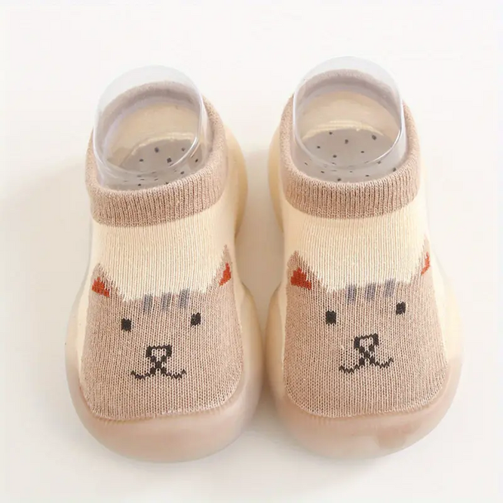 Comfortable Barefoot Toddler Sneakers - BearCubs-Khaki-2.5-3-Nora Luxe