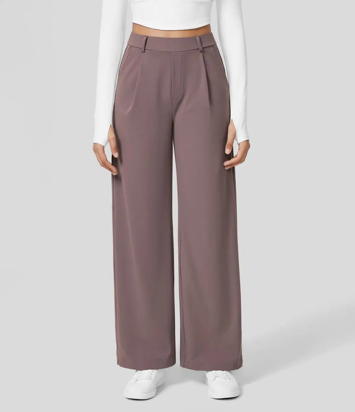 Comfortable Casual Trousers - Ace-Gray-S-36-Nora Luxe