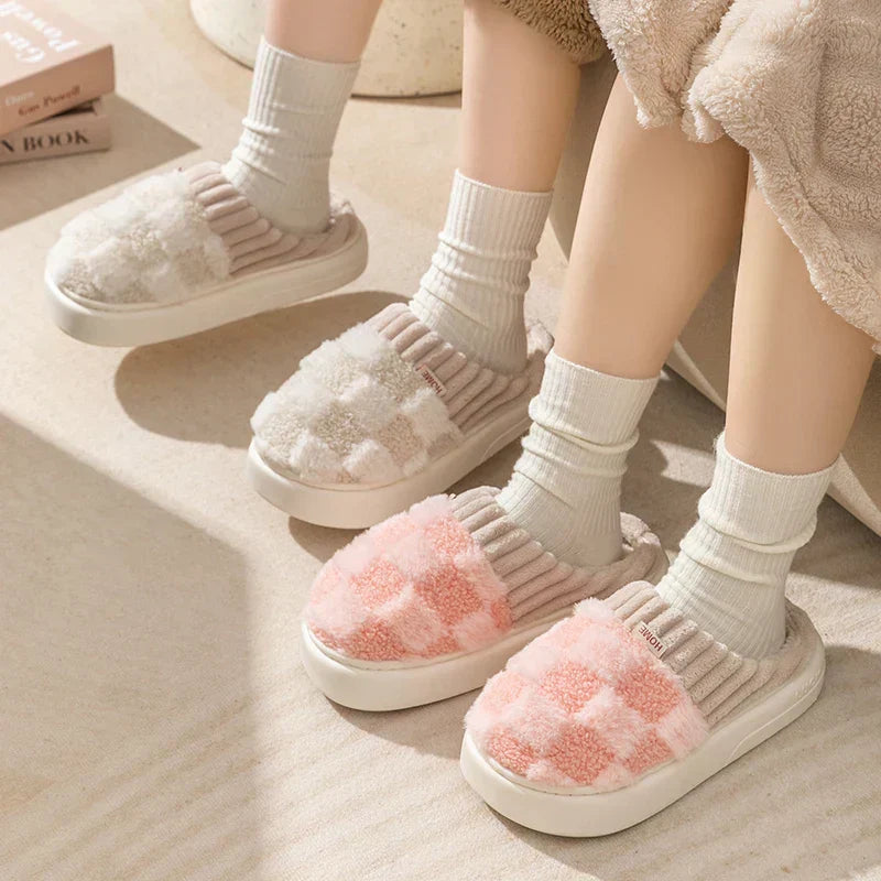 Comfortable Cotton Slippers - Jesse-Gray-7.0-Nora Luxe