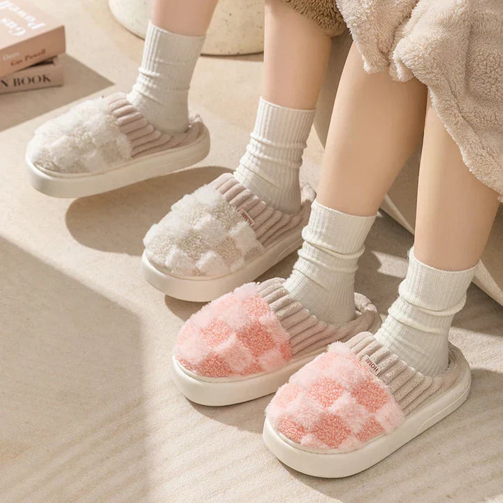 Comfortable Cotton Slippers - Jesse-Gray-7.0-Nora Luxe