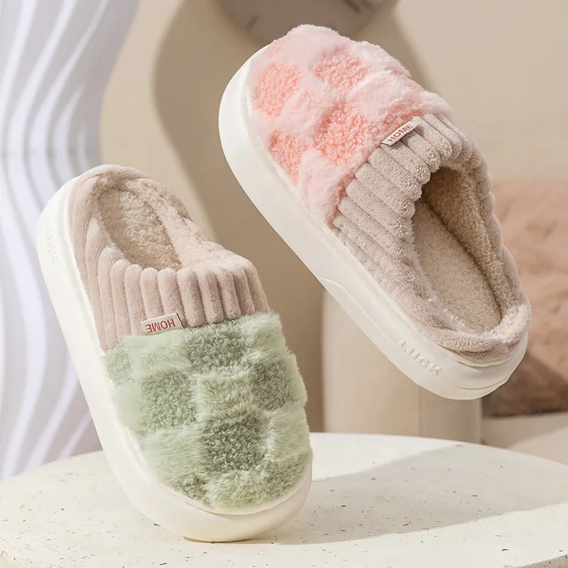Comfortable Cotton Slippers - Jesse-Gray-7.0-Nora Luxe