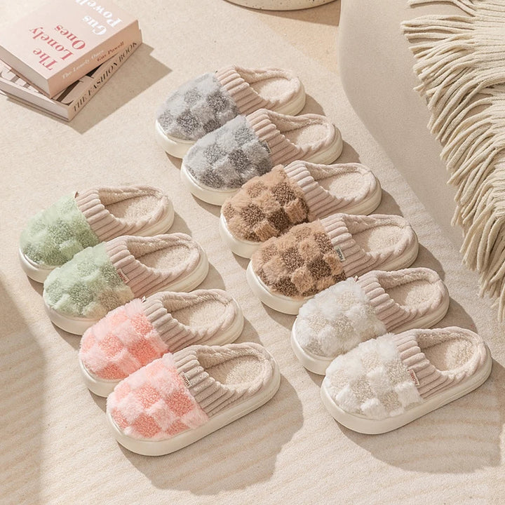 Comfortable Cotton Slippers - Jesse-Gray-7.0-Nora Luxe
