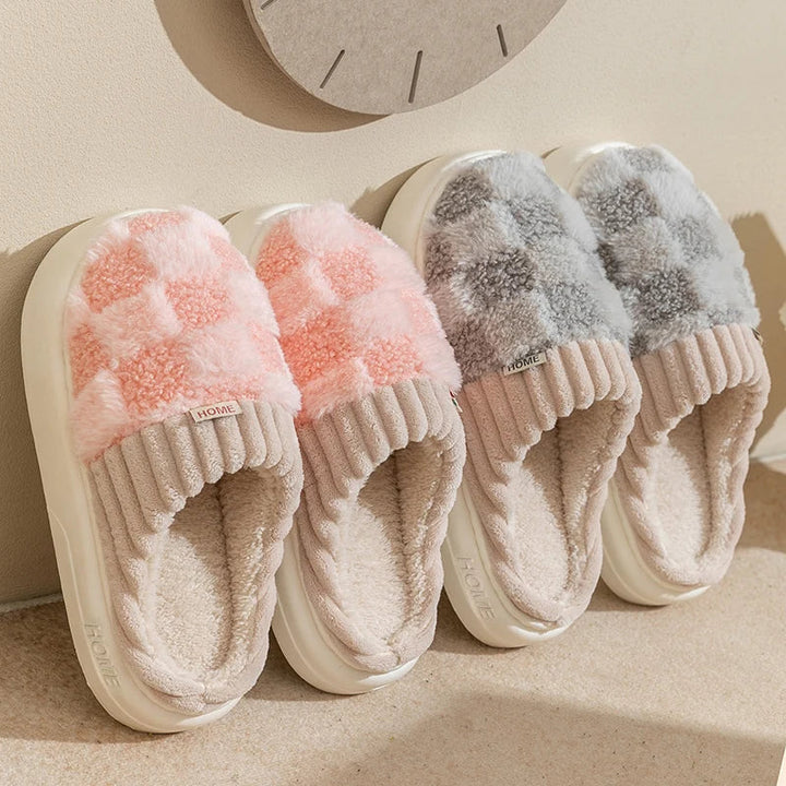 Comfortable Cotton Slippers - Jesse-Gray-7.0-Nora Luxe
