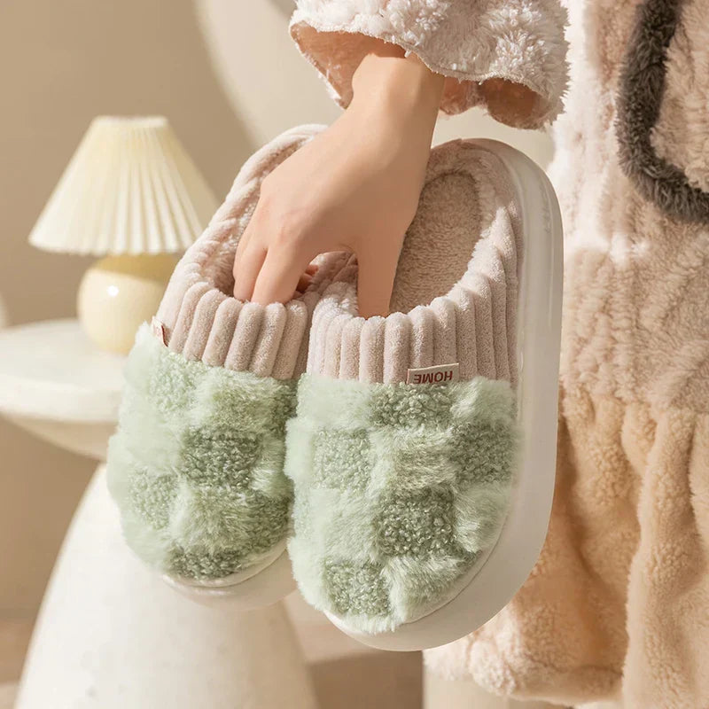 Comfortable Cotton Slippers - Jesse-Gray-7.0-Nora Luxe