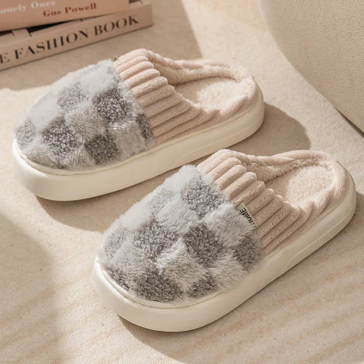 Comfortable Cotton Slippers - Jesse-Gray-7.0-Nora Luxe