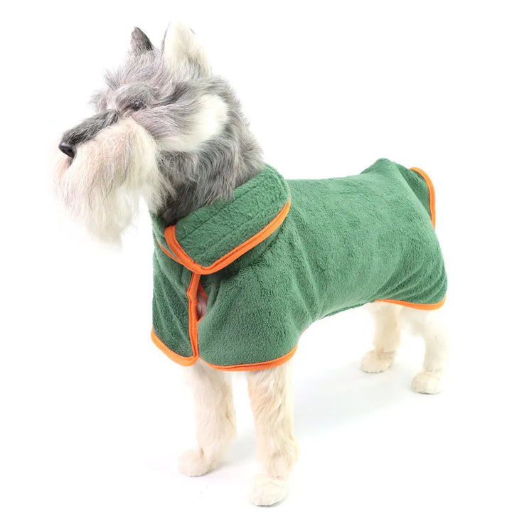 Comfortable Dog Bathrobe - Finn-Blue-XS-Nora Luxe