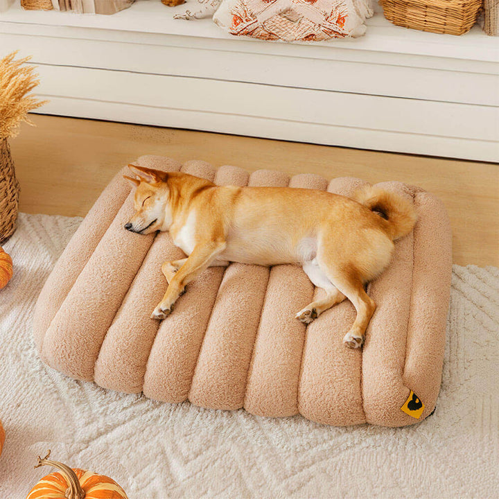Comfortable Dog Bed - Cheesecake Comfort Bed-Brown-M-Nora Luxe