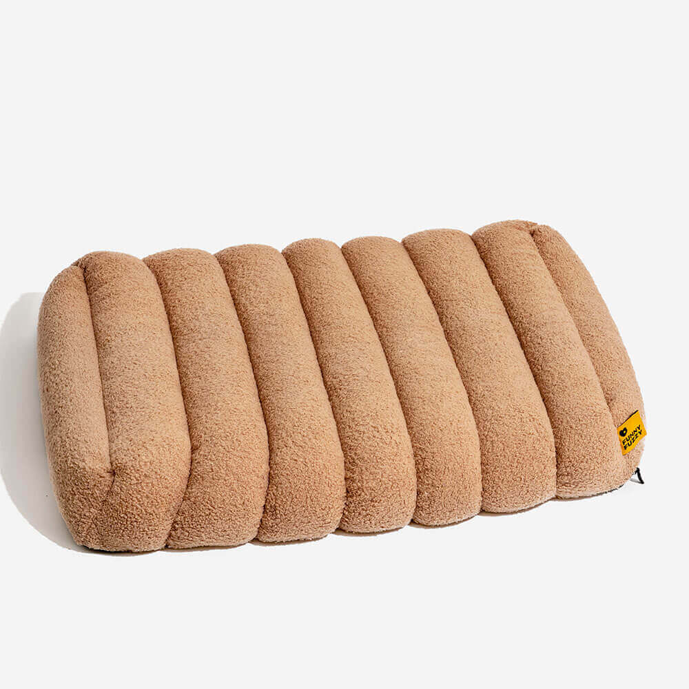 Comfortable Dog Bed - Cheesecake Comfort Bed-White-M-Nora Luxe