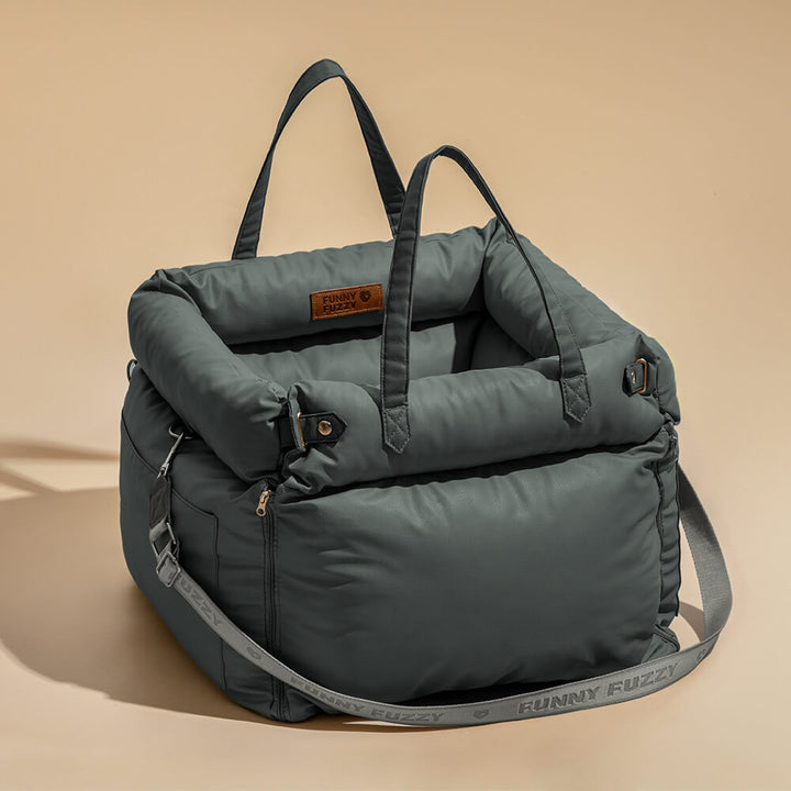 Comfortable Dog Car Seat - PawLuxury-Blue-Nora Luxe
