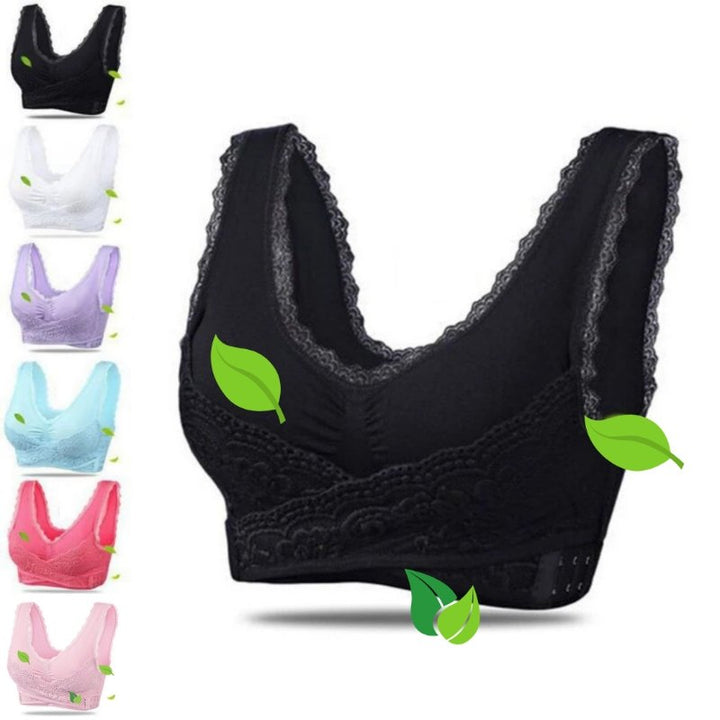Comfortable Good Supporting Bra - Grace-Black-S-Nora Luxe