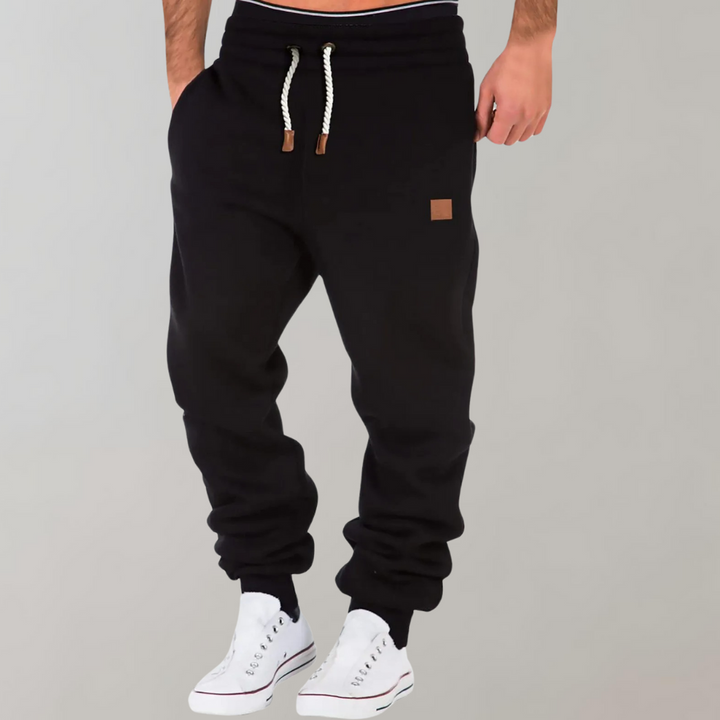 Comfortable Jogging Trousers for Men - Titan-Black-S-Nora Luxe