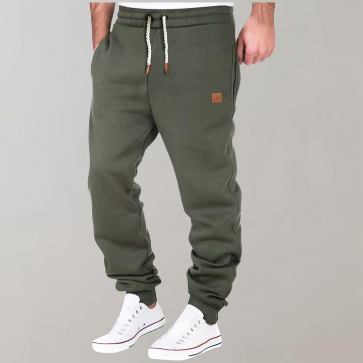 Comfortable Jogging Trousers for Men - Titan-Green-S-Nora Luxe