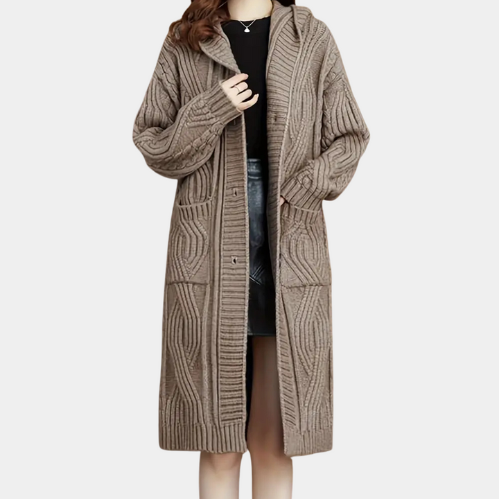 Comfortable Knitted Cardigan for Women - Mira-XS-Nora Luxe