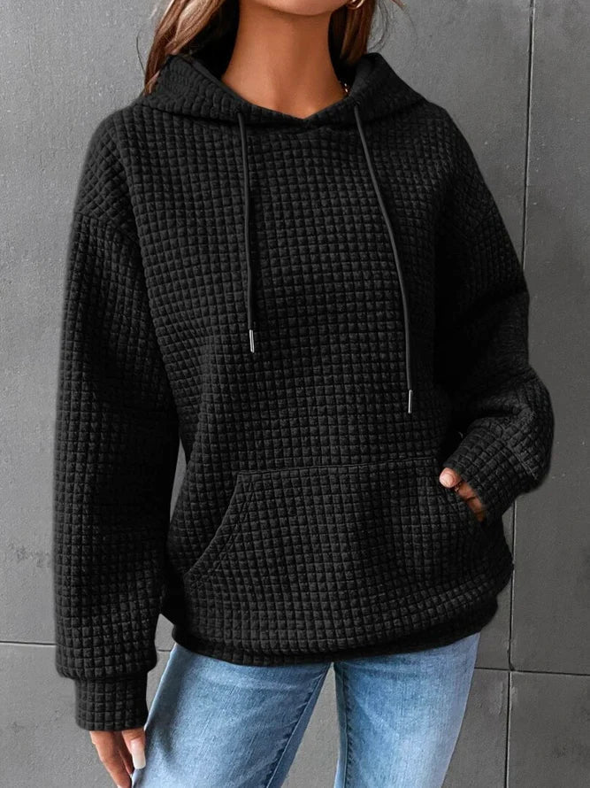 Comfortable Ladies Hoodie - Mia-Black-S-Nora Luxe