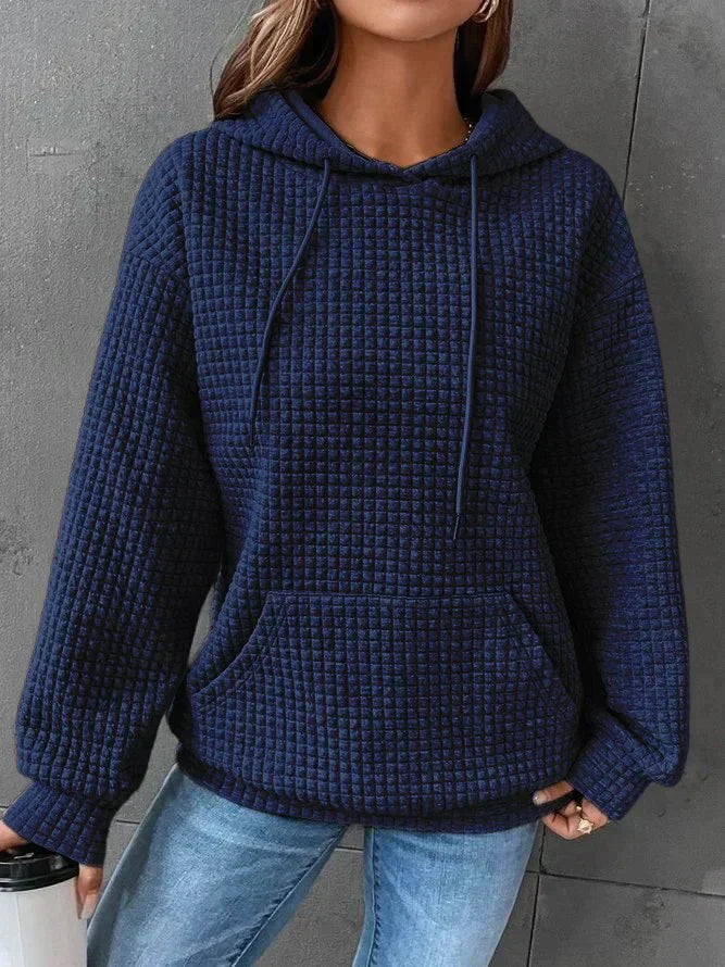 Comfortable Ladies Hoodie - Mia-Blue-S-Nora Luxe