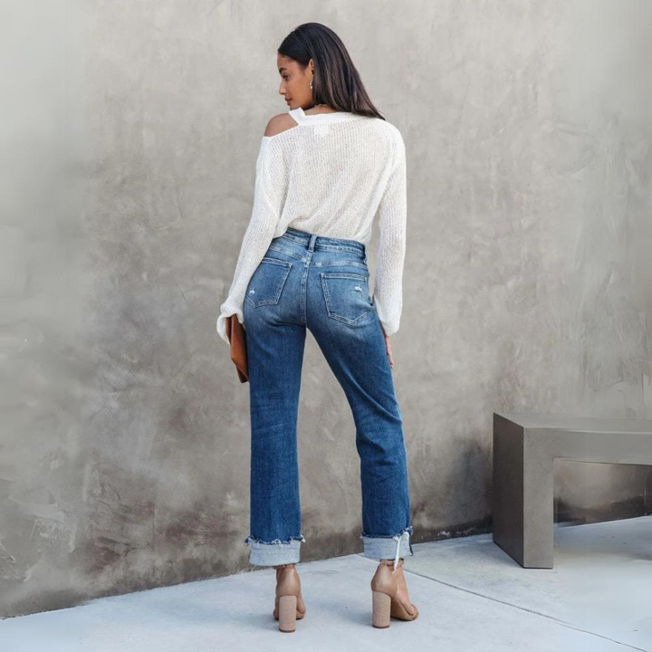 Comfortable Ladies Jeans - Elise-S-Nora Luxe