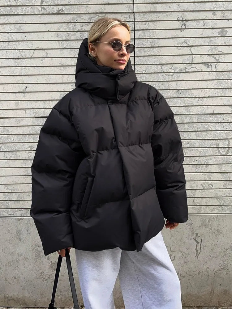 Comfortable Ladies Winter Coat - Aurora Luxe-Gray-S-Nora Luxe