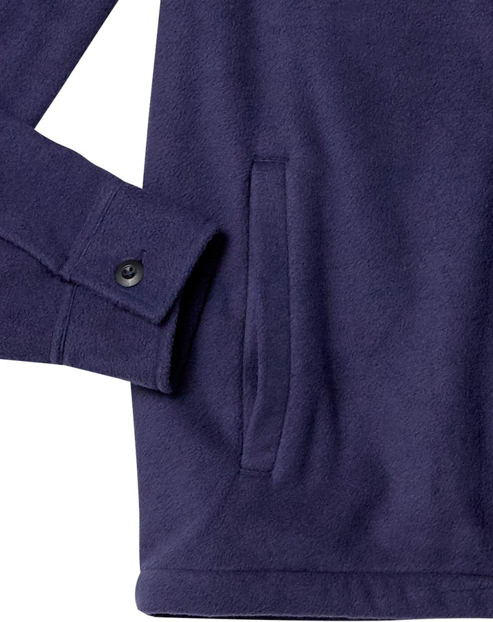 Comfortable Men's Fleece Shirt - Max-Black-S-Nora Luxe