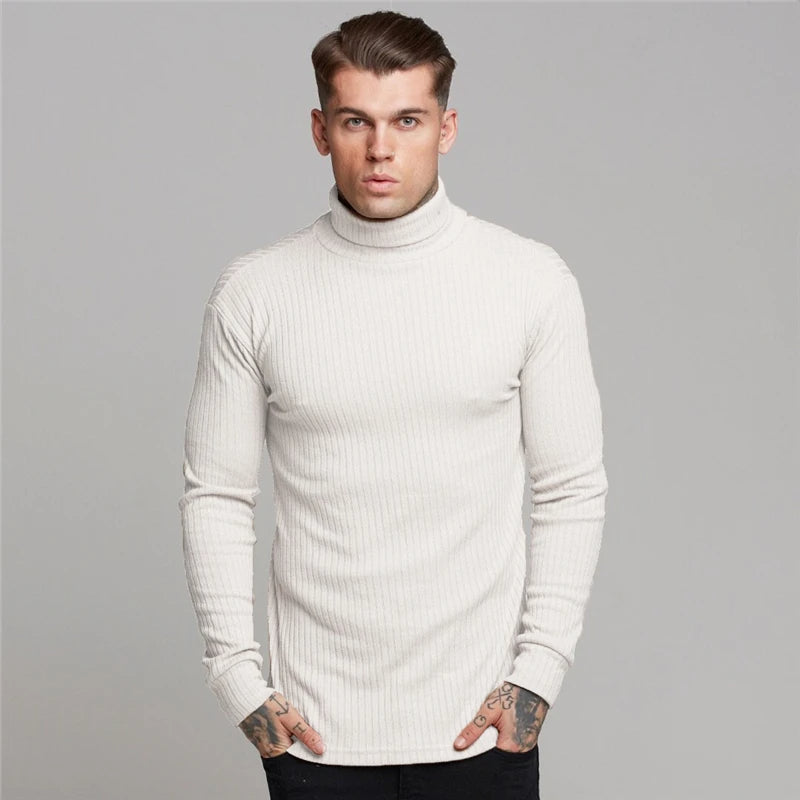 Comfortable Men's Jumper - Oliver-White-M-Nora Luxe
