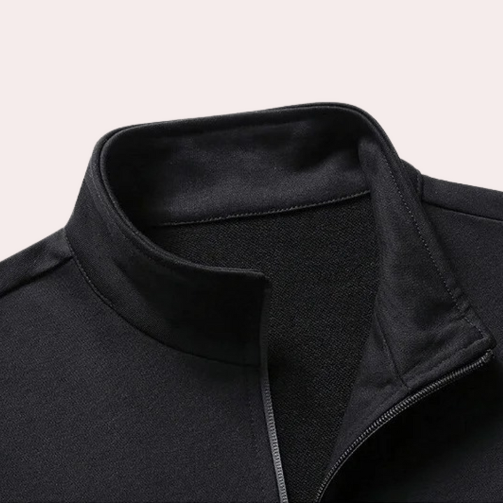 Comfortable Men's Tracksuit - Zenith-Gray-M-Nora Luxe