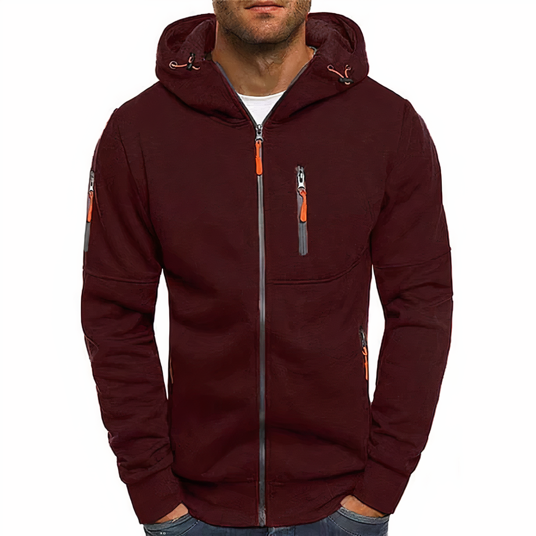 Comfortable Men's Vest - Finn-Bordeaux Red-XS-Nora Luxe