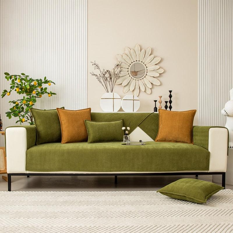 Comfortable Non-Slip Cover for Your Sofa - SnugMat-Orange-27.56″ × 47.24″-Nora Luxe