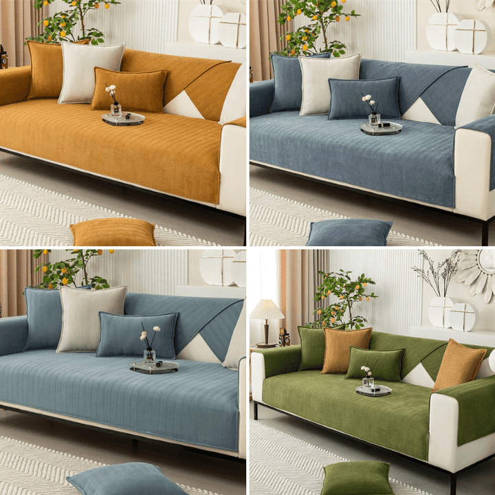 Comfortable Non-Slip Cover for Your Sofa - SnugMat-Orange-27.56″ × 47.24″-Nora Luxe
