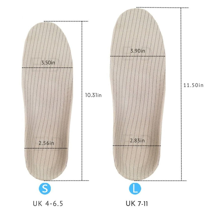 Comfortable Orthopedic Insoles for Flat Feet - FlexiArch-S-1 pair-Nora Luxe
