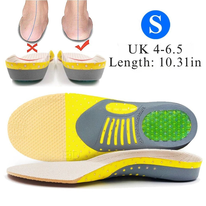 Comfortable Orthopedic Insoles for Flat Feet - FlexiArch-S-1 pair-Nora Luxe