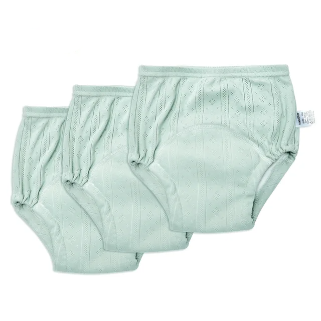 Comfortable Potty Training Underwear - TotTrainer-Green (3 Pieces)-Medium (17.6–24.3 lbs)-Nora Luxe