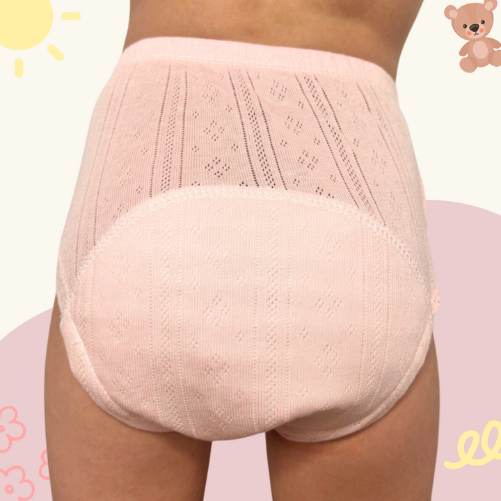 Comfortable Potty Training Underwear - TotTrainer-Pink (3 Pieces)-Medium (17.6–24.3 lbs)-Nora Luxe