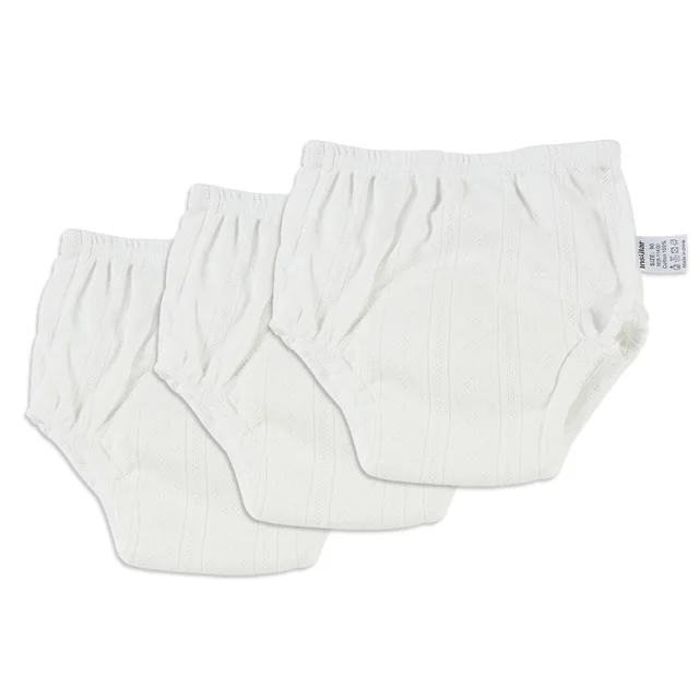 Comfortable Potty Training Underwear - TotTrainer-White (3 Pieces)-Medium (17.6–24.3 lbs)-Nora Luxe