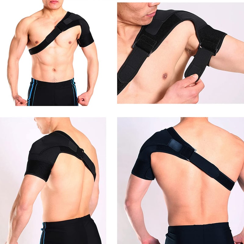 Comfortable Shoulder Brace - FlexiShoulder-1 x FlexiShoulder-Links-Nora Luxe