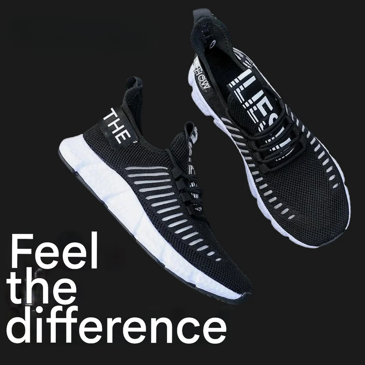Comfortable Sneakers - VitalSteps-Black-5.5-Nora Luxe